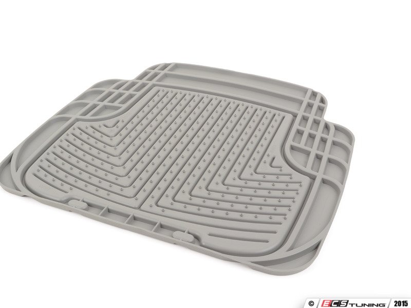WeatherTech W50GR Rear AllWeather Floor Mats Grey