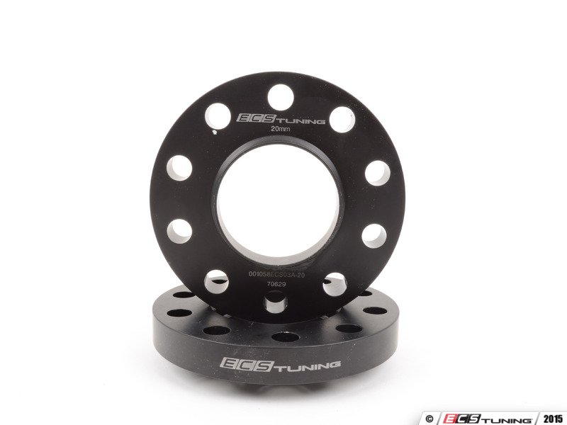 ECS ECS257KTWB BMW 20mm Wheel Spacers & ECS Conical Seat Bolt Kit