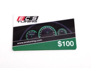 ES#1896892 - GC100 - ECS Gift Card - $100 - The perfect gift for every car enthusiast any time of the year - ECS Gift Cards - Audi BMW Volkswagen Mercedes Benz MINI Porsche