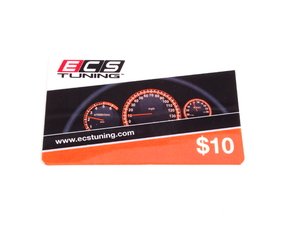 ES#1896891 - GC10 -  ECS Gift Card - $10 - The perfect gift for every car enthusiast any time of the year - ECS Gift Cards - Audi BMW Volkswagen Mercedes Benz MINI Porsche