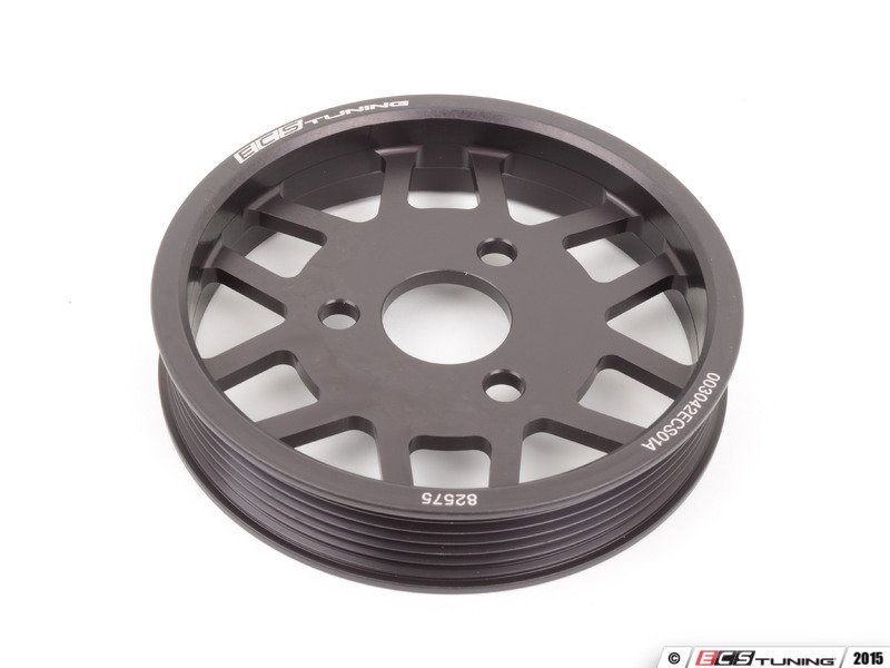 Assembled By ECS 003042ECS01KT Aluminum Power Steering Pulley Kit