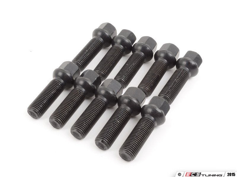 ECS 002403ECS02AKT3 Wheel Spacer & Bolt Kit 12.5mm with Black