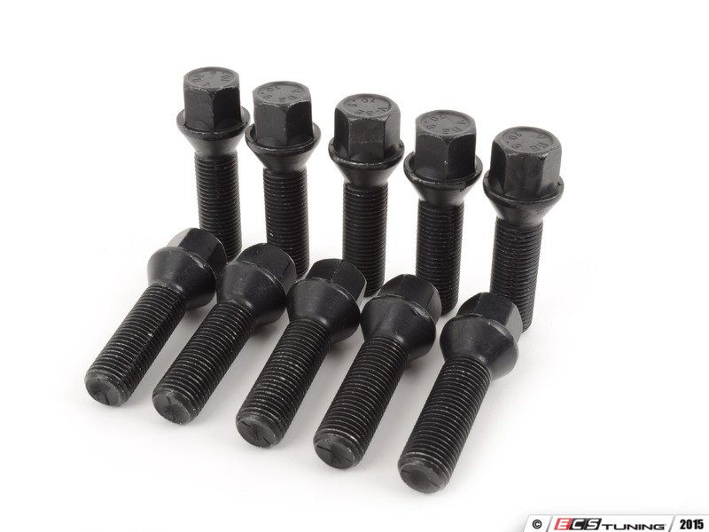 ECS 002403ECS02AKT4 Wheel Spacer & Bolt Kit 12.5mm with Black