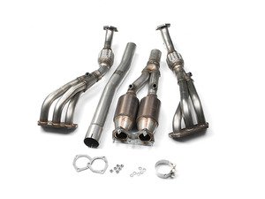 ES#2828140 - SSXVW121 - Free-Flow Manifolds & Hi-Flow Sports Cats - Increase power, torque, throttle response as well as the sound of your R32! - Milltek Sport - Volkswagen