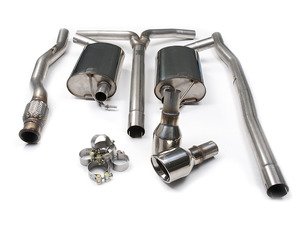 ES#2827813 - SSXM026 - Cat-Back Exhaust System - Non-Resonated - 2.50" stainless steel with dual 100mm Jet polished tips - Milltek Sport - MINI