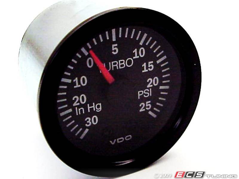 Assembled By ECS B5SCPWVDOBGK VDO Boost Gauge And Steering Wheel