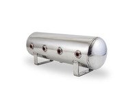 ES#2732070 - 12958 - 2.5 Gallon Aluminum Air tank - Polished - (4) 1/4