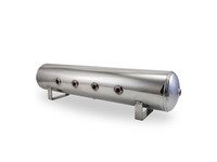 ES#2732168 - 12957 - 4 Gallon Aluminum Air Tank - Polished - (4) 1/4