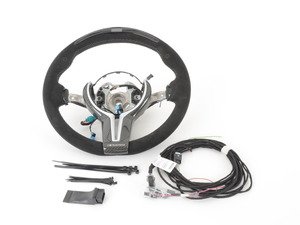ES#2767403 - 32302344148 - BMW Performance Steering Wheel - Features a multifunction display, adjustable shift lights, and alcantara covered gripping surfaces - Genuine BMW M Performance - BMW