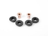 ES#2840872 - 003929ecs0204aKT - Solid Shifter Cable Bushing Upgrade Kit - Round 10mm (F2B) - Round 8.0mm (S2S) - Tighten your shifter and stop missing shifts with ECS Billet and Bronze shifter bushings! - ECS - Audi Volkswagen