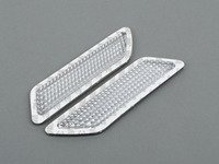 ES#2877656 - 013451ECS01A - Side Bumper Reflector - Clear - Eliminate the amber reflectors and give your BMW added style - ZiZa - BMW