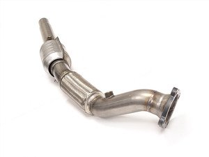 ES#2917735 - 17800-04 - 2.5" High Flow Downpipe with catalytic converter - T304 stainless steel high flow design - Euro Sport Acc - Volkswagen
