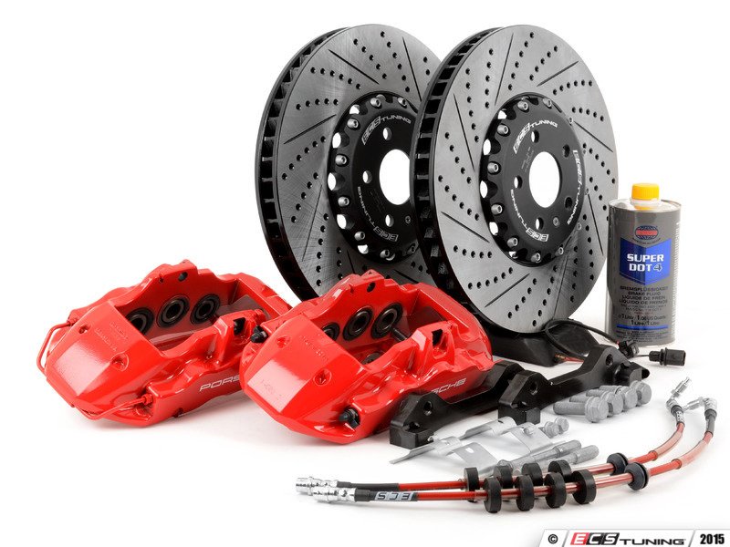 ECS News Audi B8 A4 2.0T ECS Stage 3 & 4 Big Brake Kits