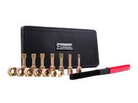 ES#2748798 - 006258SCH01A - 15 Piece Metric Thread Chaser Set - Kit contains 7 metric re-threader dies, 7 metric re-threader taps and a metric thread file. - Schwaben - Audi BMW Volkswagen Mercedes Benz MINI Porsche