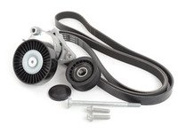 ES#2770317 - 01199797921KT9 - Accessory Belt Kit - Level 2 - Includes Belt Tensioner, Idler Pulley, Belt, And Hardware - Assembled By ECS - Mercedes Benz