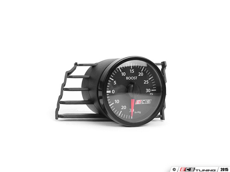 ECS 006472ecs01aKT ECS Angled Vent Pod & Boost Gauge Kit (White / Red Needle)
