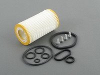 ES#2795837 - 1121840061KT4 - Oil Filter Housing And Oil Cooler Seal Kit - Level 2 - Includes all seals and hardware required to reseal your oil filter housing and oil cooler - Includes oil filter - Assembled By ECS - Mercedes Benz