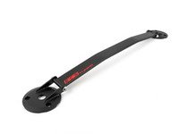 ES#2919302 - 004495ECS03B - Wrinkle Black Aluminum Strut Bar Kit - Reduces chassis flex and protects strut towers from deformation. Featuring red ECS Tuning logo. - ECS - BMW
