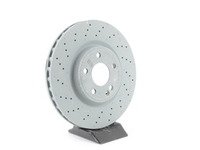 ES#3624447 - 2464212712KT - Front Brake Rotors - Pair - Restore factory performance braking - Genuine Mercedes Benz - Mercedes Benz