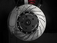 ES#2952038 - 014366ecs01kt - Front Big Brake Kit - Stage 2 - 2-Piece Cross Drilled & Slotted Rotors (345x30) - Upgrade your brake system to the 4-piston Brembo Q5 calipers - ECS - Audi