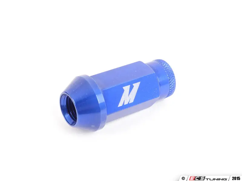 Blue MMLG-15-LOCKBL M12 x 1.5 Mishimoto Aluminum Locking Lug Nuts 