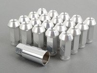 ES#2951681 - MMLG15LOCKSL - Mishimoto Aluminum Locking Lug Nuts - Silver - M12x1.5, for ideal fit, and a great look - Mishimoto - BMW MINI
