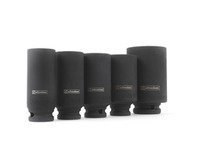 ES#2730659 - 003302SCHKT - Deep Well Impact Socket Set - Ideal for many axle nuts and other high-torque fasteners. Includes 24mm, 27mm, 30mm, 36mm, and 46mm sockets. - Schwaben - Audi BMW Volkswagen Mercedes Benz MINI Porsche