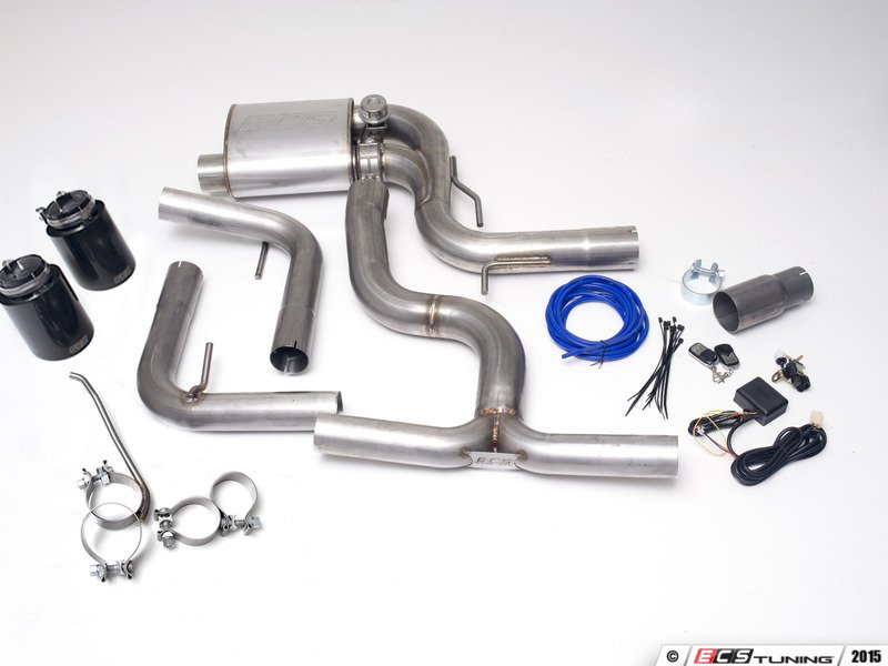 ECS 003358ECS0202KT MK6 GTI 2.0T 3.0" Valved CatBack Exhaust