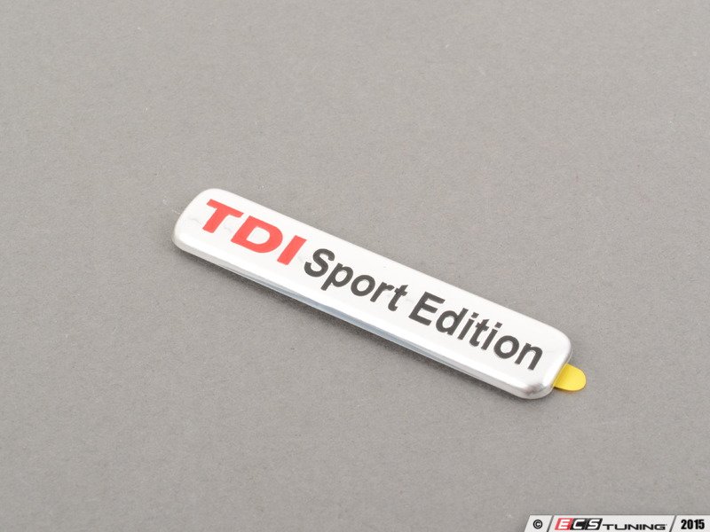 Genuine Volkswagen Audi 1JM853675BKTP "TDI Sport Edition" Emblem