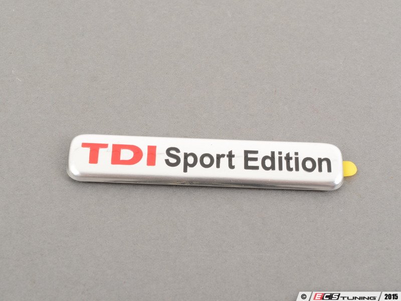 Genuine Volkswagen Audi 1JM853675BKTP "TDI Sport Edition" Emblem
