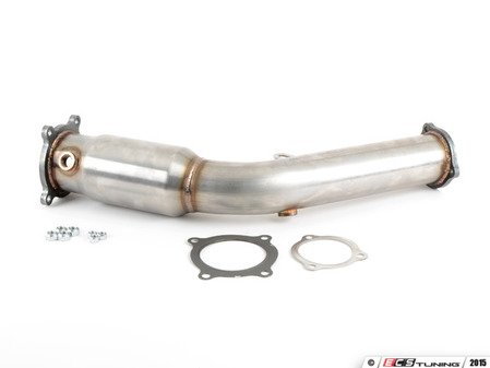 ES#2960018 - 034-105-4023 - 3.5" High Flow Catalytic Converter - Complete drop-in upgrade will bolt up to stock/Stock Fit Turbo - 034Motorsport - Audi