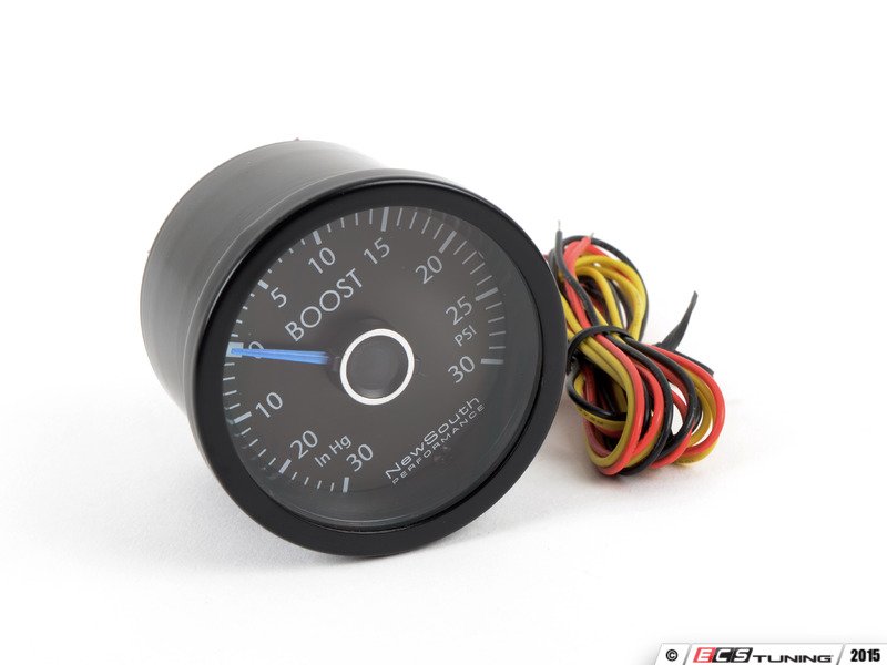 New South Performance GAU016 NewSouth 52mm Boost Gauge 30in Hg/30 PSI