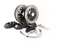 ES#3138878 - FMBKR60 - Forge Front Big Brake Kit - 356x32mm Slotted 2 Piece Rotors - Front big brake kit featuring 2 piece rotors, black 6 pot calipers, And EBC YellowStuff Pads - Forge - MINI