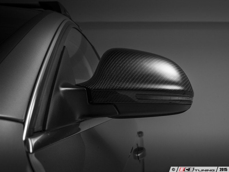 audi carbon fiber mirror caps