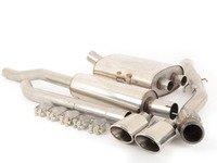 ES#2827806 - SSXM017 - Cat-Back Exhaust System - Resonated Twin Oval Jet - 2.50