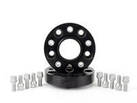 ES#2731128 - 6075725SW - Black DRA Series Wheel Spacers - 30mm(1 Pair) - Mounting bolts included, these spacers bolt to the hub and the wheels bolt to the spacers using your stock lug bolts. - H&R - BMW