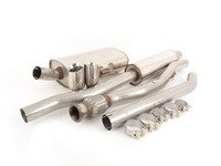 ES#2827809 - SSXM022 - Cat-Back Exhaust System - Resonated Twin Round GT80 - 2.50