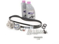 ES#2538517 - 06F198001WAFWH - Ultimate Plus Timing Belt Kit - Includes coolant, all necessary hardware, engine seals and motor mount bolts - Assembled By ECS - Audi Volkswagen