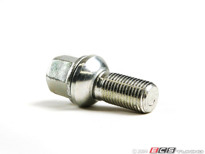 Genuine Volkswagen Audi WHT002438 Ball Seat Wheel Bolt 14x1.5x27mm Priced Each (WHT 002 438)
