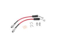 ES#2954097 - 009477ECS01A - Rear Exact-Fit Stainless Steel Brake Lines - Rear set of DOT-compliant lines for an improved pedal feel - ECS - Audi Volkswagen