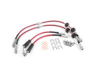 ES#2959954 - 008596ecs01aKT1 - Exact-Fit Stainless Steel Brake Lines - Kit - Complete set of DOT-compliant lines for an improved pedal feel - ECS - Audi Volkswagen