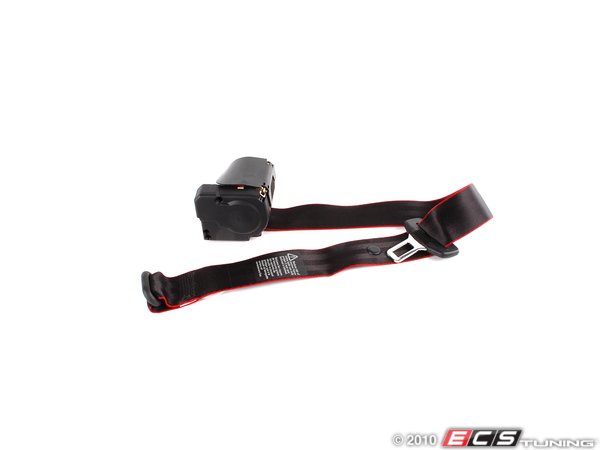 Genuine Volkswagen Audi - 1J0857807EJNZ - Rear Center Seat Belt - Black