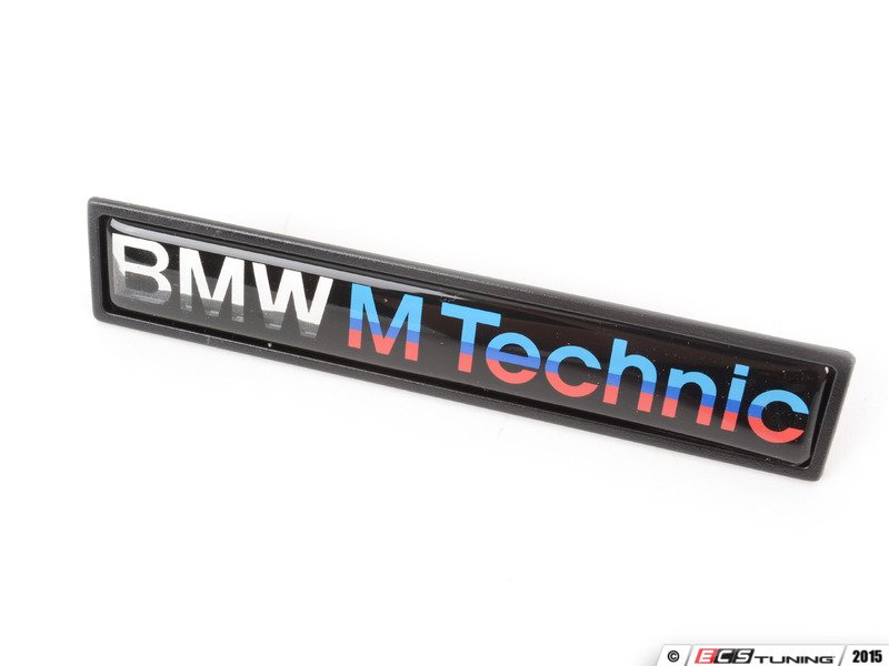 Genuine European BMW - 51132251378 - E36 BMW M Technic Emblem - Priced ...