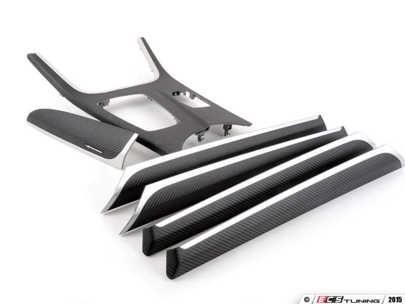 Genuine BMW 51952358300 Carbon Fiber Interior Trim Kit (51952358