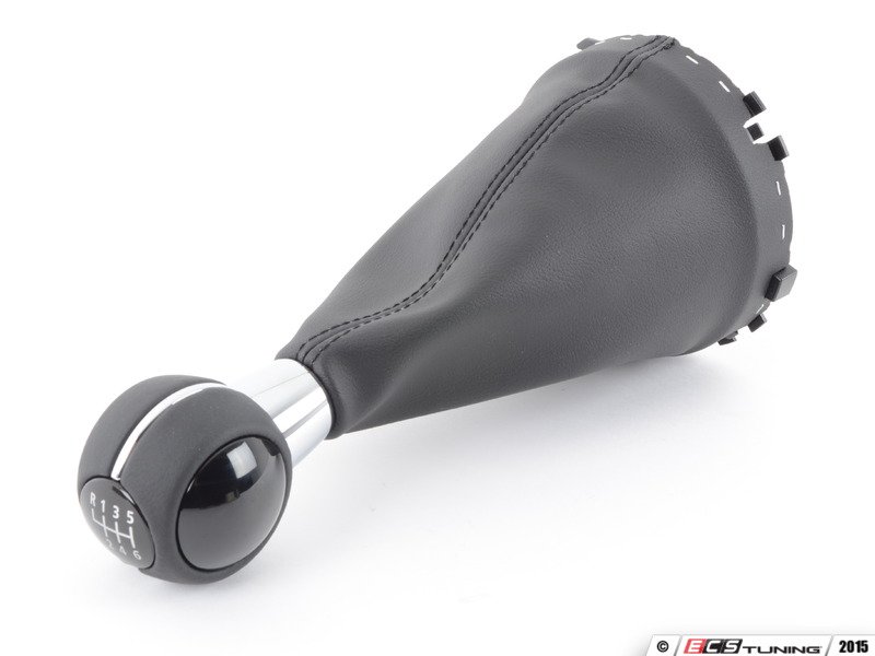 Genuine MINI 25117641999 Gear Shift Knob 6 Speed Leather / Gloss