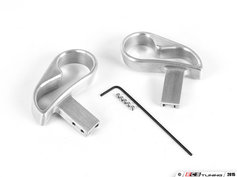 JCAPS J024BR Seat Release Handle Set Brushed