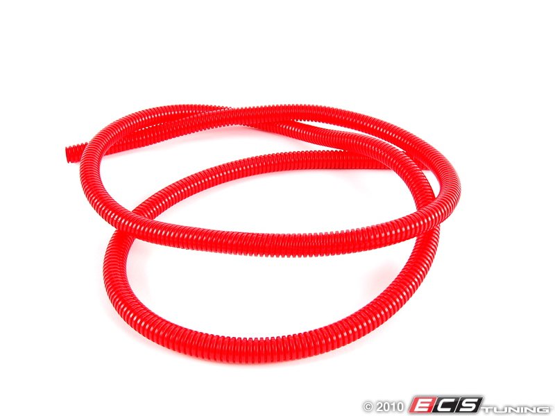 ECS 7700k153 Split Wire Loom, 3/8" Diameter, 5' Length Red