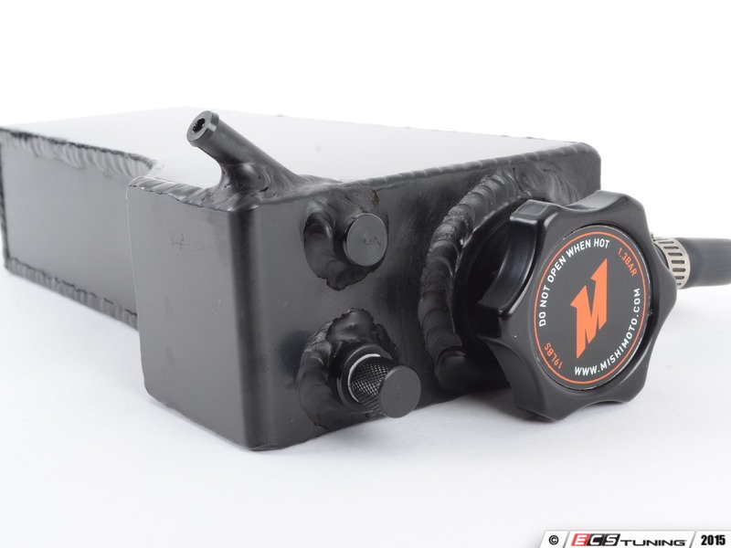 Mishimoto MMRTE3692EBK Black Aluminum Coolant Expansion Tank