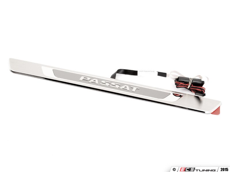 Genuine Volkswagen Audi 561071300 Illuminated Door Sill Set Brushed Stainless Steel (561