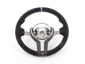 ES#2713743 - 32302253653 - BMW M Performance Steering Wheel - Wrapped in alcantara! - Genuine BMW M Performance - BMW